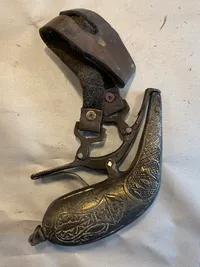 Originalt sydeuropæisk krudthorn