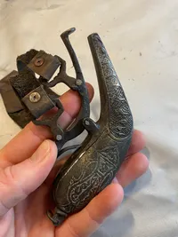 Originalt sydeuropæisk krudthorn