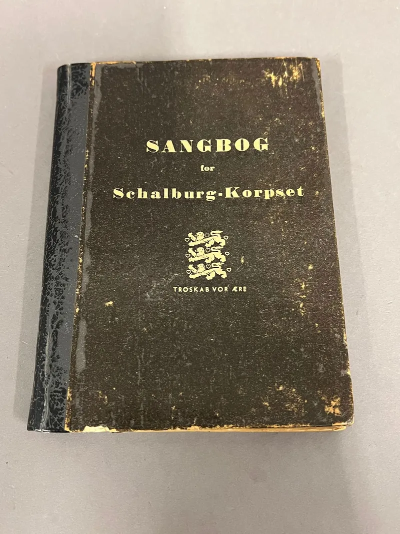Ekstrem sjælden original sangbog fra  Schalburgkorpset