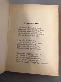 Ekstrem sjælden original sangbog fra  Schalburgkorpset