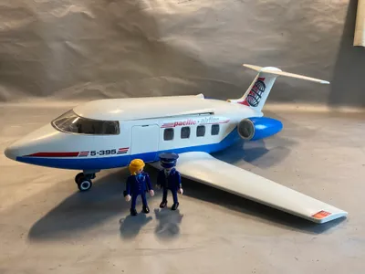 Stor Playmobil flyvemaskine