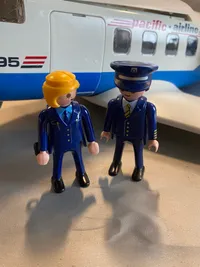 Stor Playmobil flyvemaskine