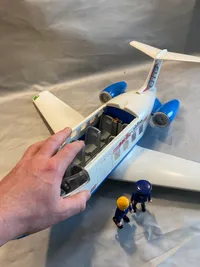 Stor Playmobil flyvemaskine