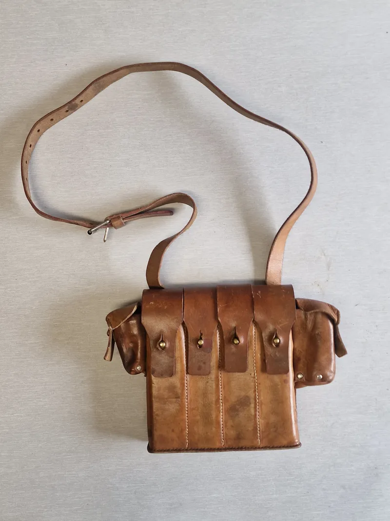 Original Husqarna magasintaske - anvendt af den danske brigade