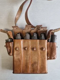 Original Husqarna magasintaske - anvendt af den danske brigade