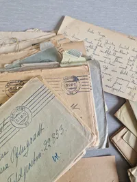 Lot originalt tysk feltpost - ww2