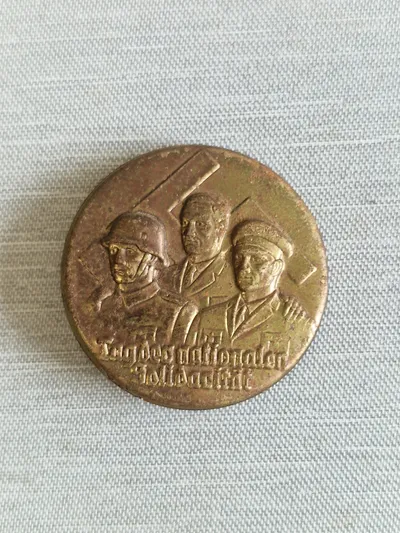 Originalt tidligt tysk dagsmærke