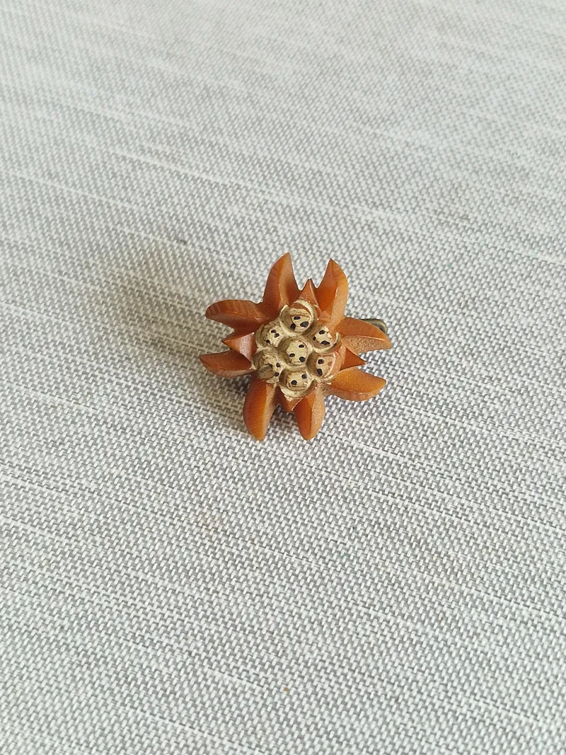 Original Edelweis broche - ww2