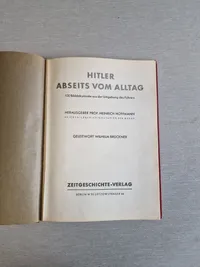 Originalt Adolf Hitler hæfte - ww2