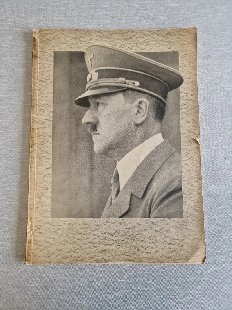 Originalt Adolf Hitler hæfte - ww2