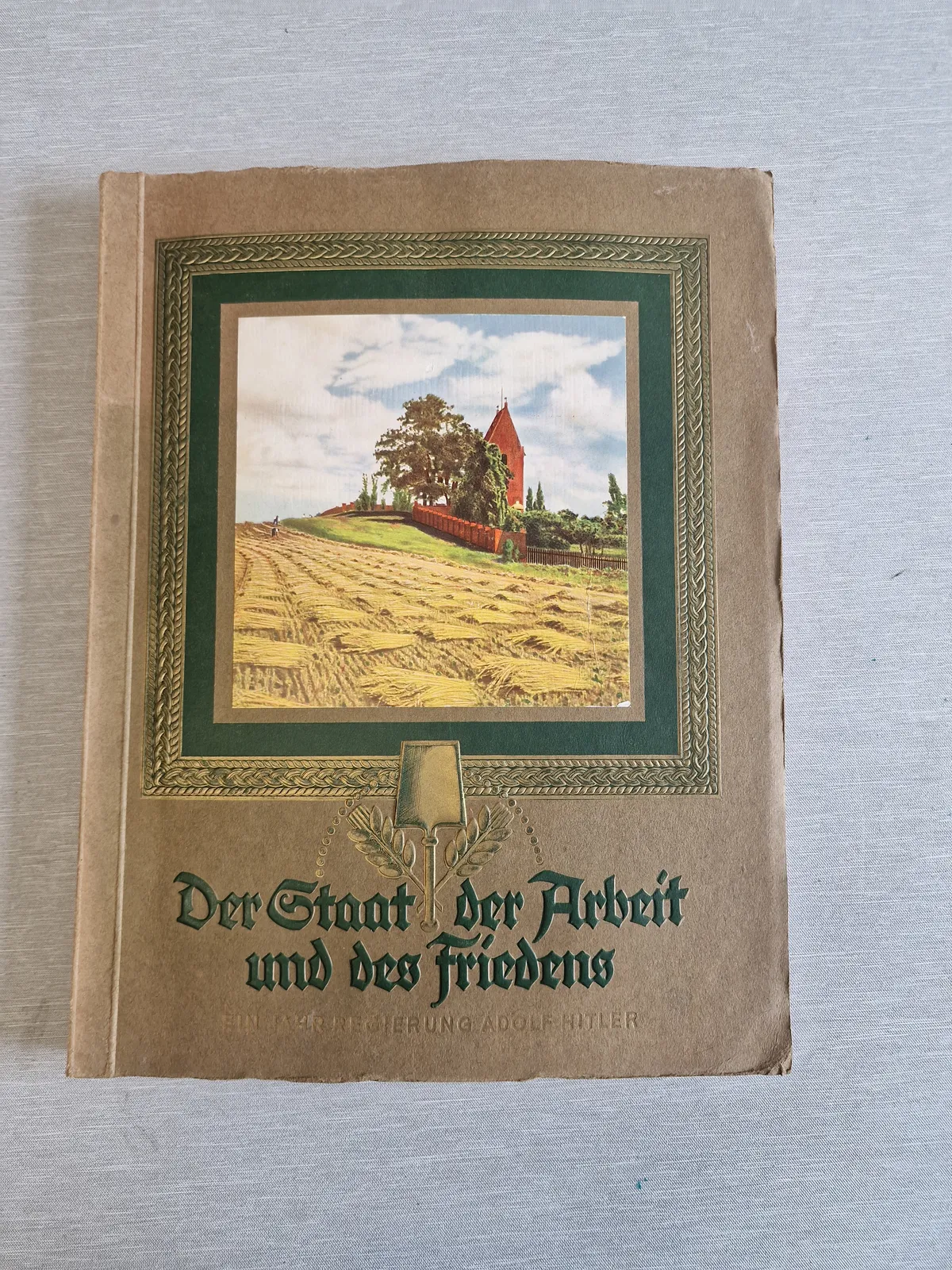 Originalt Adolf Hitler hæfte - ww2