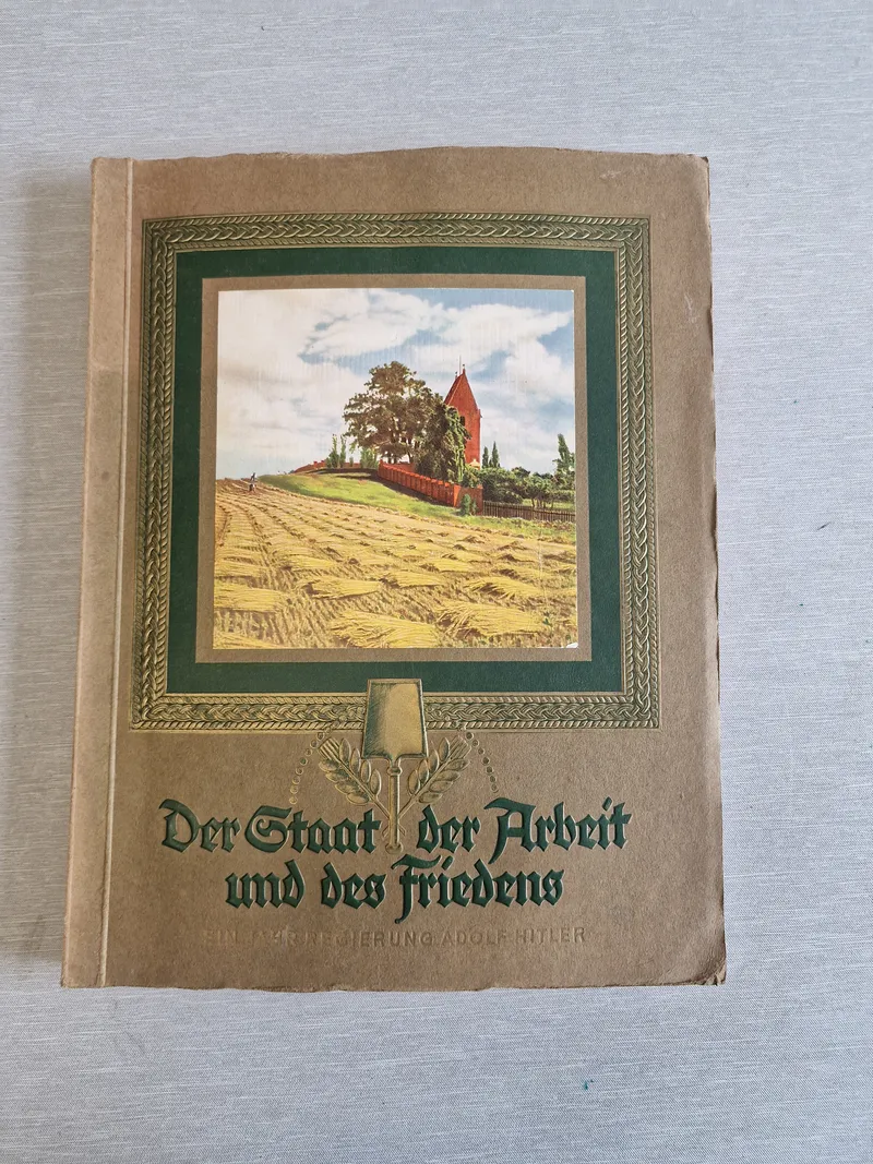 Originalt Adolf Hitler hæfte - ww2