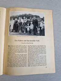Originalt Adolf Hitler hæfte - ww2