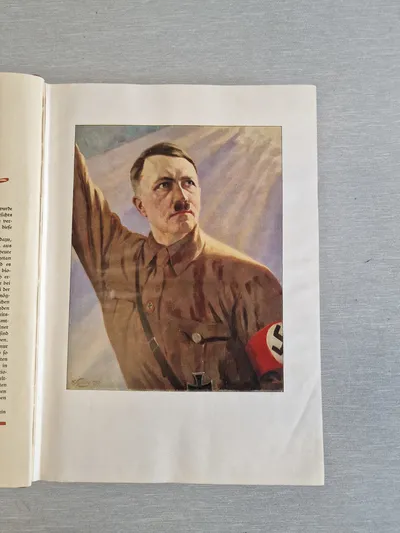 Originalt Adolf Hitler hæfte - ww2