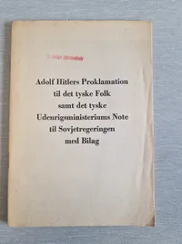 Samling originale taler af Adolf Hitler