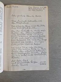 Sjældent lot skrevet af tysk Luftwaffe soldat som var udstationeret i dk under krigen