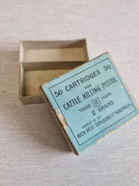Ældre original ammunitionsæske