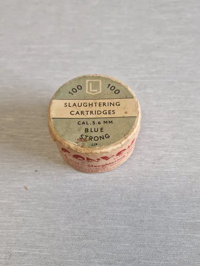 Ældre original ammunitionsæske