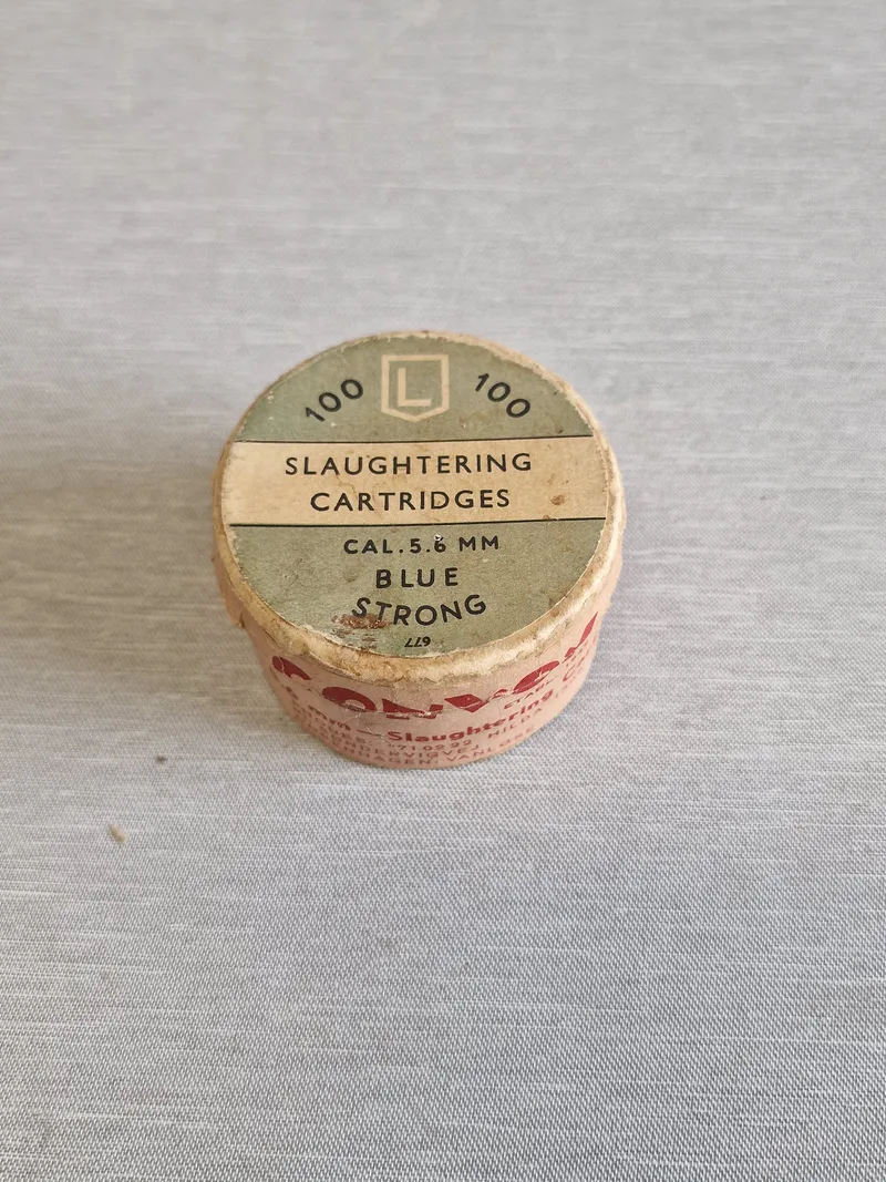 Ældre original ammunitionsæske