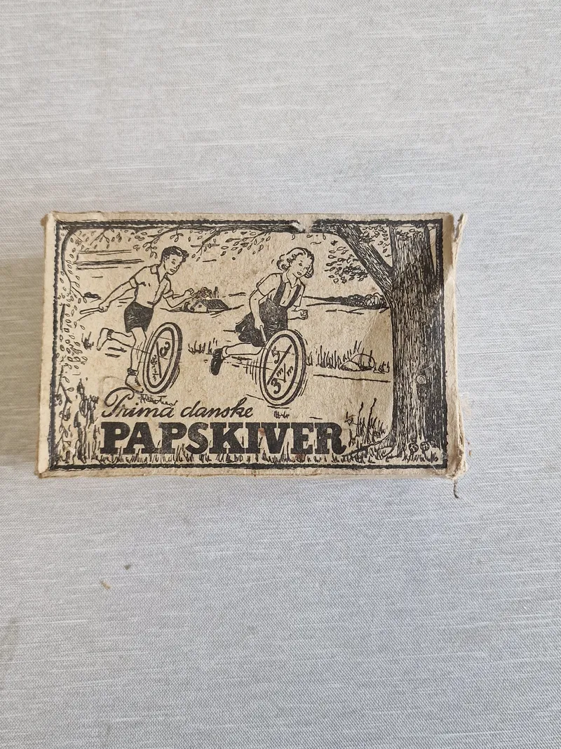 Original æske til slutskiver for ammunition