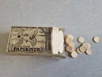Original æske til slutskiver for ammunition