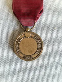 Original amerikansk miniature medalje