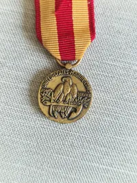 Original amerikansk miniature medalje