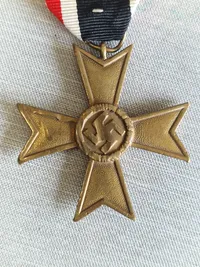 Originalt kvk uden sværd - ww2