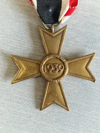 Originalt kvk uden sværd - ww2