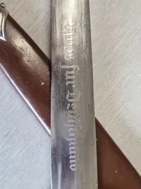 Tysk SA daggert - delvist sammensat af originale dele