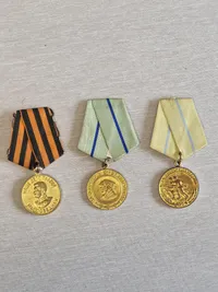 Lot originale russiske medaljer