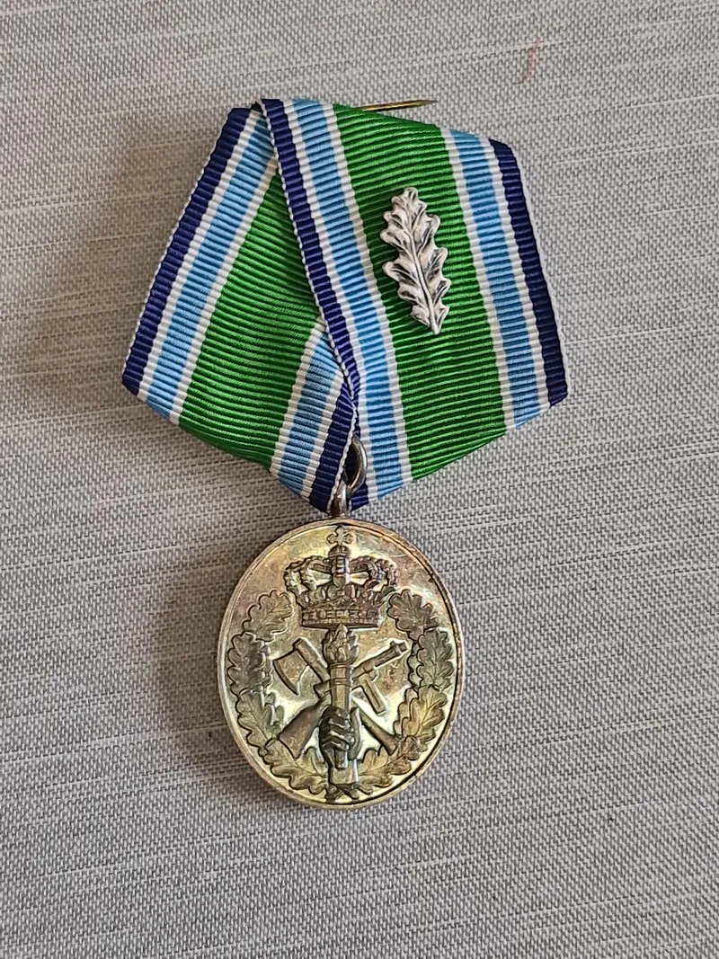 Hjv anciennitetstegn - sterlingsølv