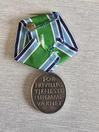 Hjv anciennitetstegn - sterlingsølv