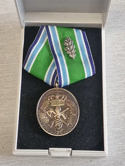 Hjv anciennitetstegn - sterlingsølv
