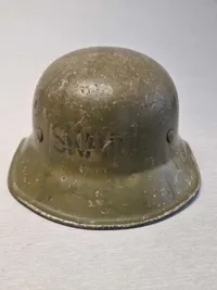Original tysk Luftschütz hjelm