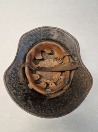 Original tysk Luftschütz hjelm