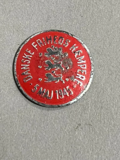 Sjælden original Frihedskæmper pin
