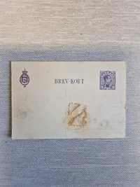 Lot originale mini brevkort, dansebilletter mm.
