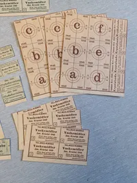 Lot originale rationeringsmærker