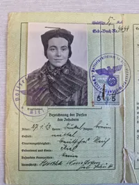 Originalt tysk legitimationskort