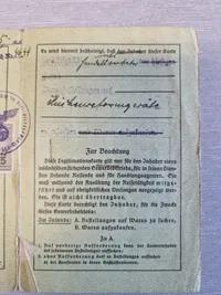 Originalt tysk legitimationskort