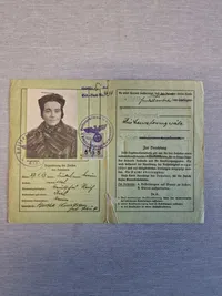 Originalt tysk legitimationskort