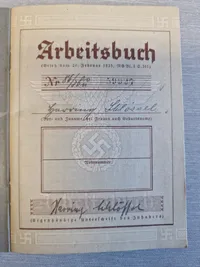 Original tysk Arbeitsbuch