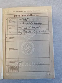Original tysk Arbeitsbuch