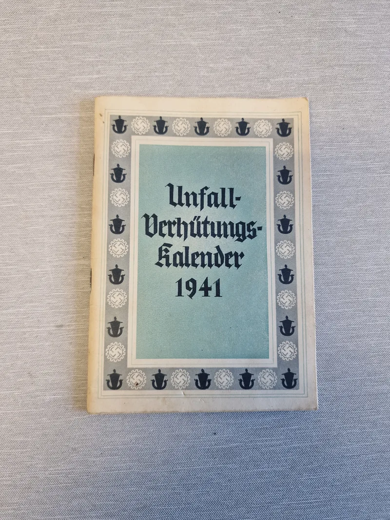 Original tysk kalender fra 1941