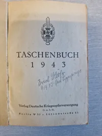 Original Tachenbuch fra 1943