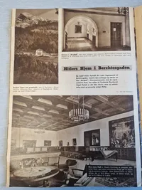 Originalt Billed-Bladet fra 1938 med Hitlers hjem