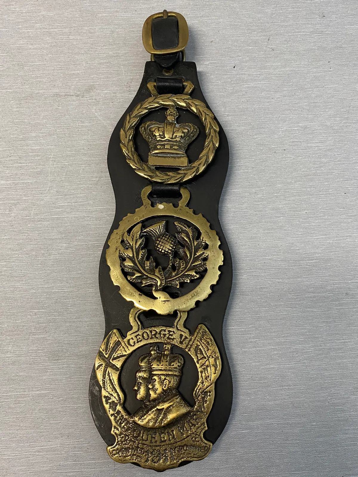 3 engelske Horse brass mærker