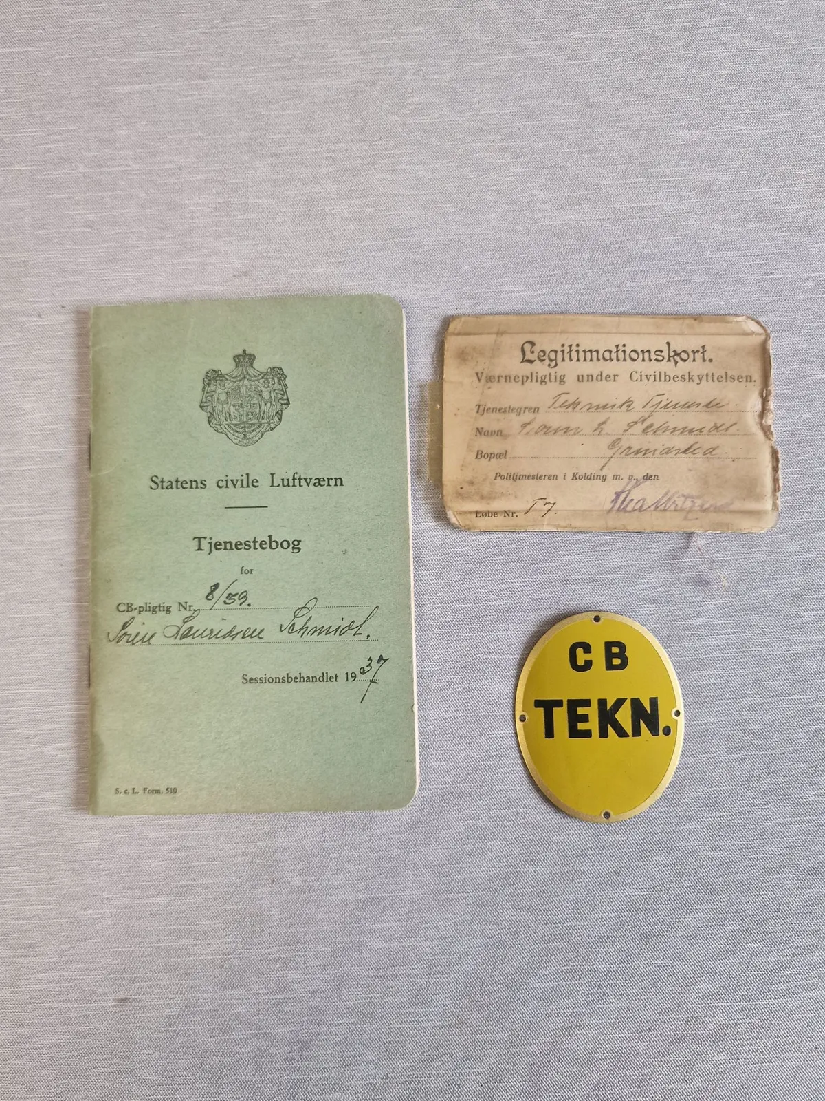 Originalt CB lot fra samme mand WW2