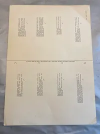 Sjælden original planche med grønlandske udklædningsdukker
